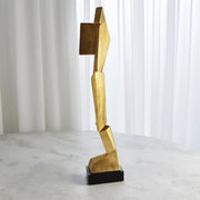 Gold Facet Sculpture 4