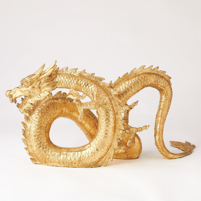 Golden Dragon Sculpture 3
