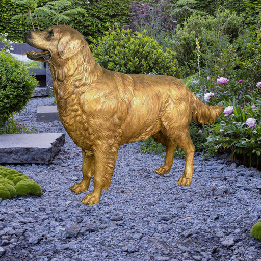 Golden Retriever Statue