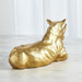 Golden Rhino Sculpture 2