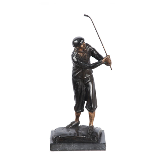 Bronze Golfer Sculptrure- 13 Inch