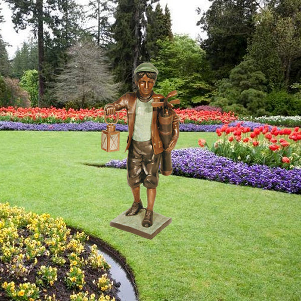 Golf Caddy Statue