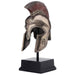 Greek Hoplite Helmet On Stand Statue