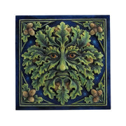 Greenman Wall Plaque- Oak Foliage And Acorn