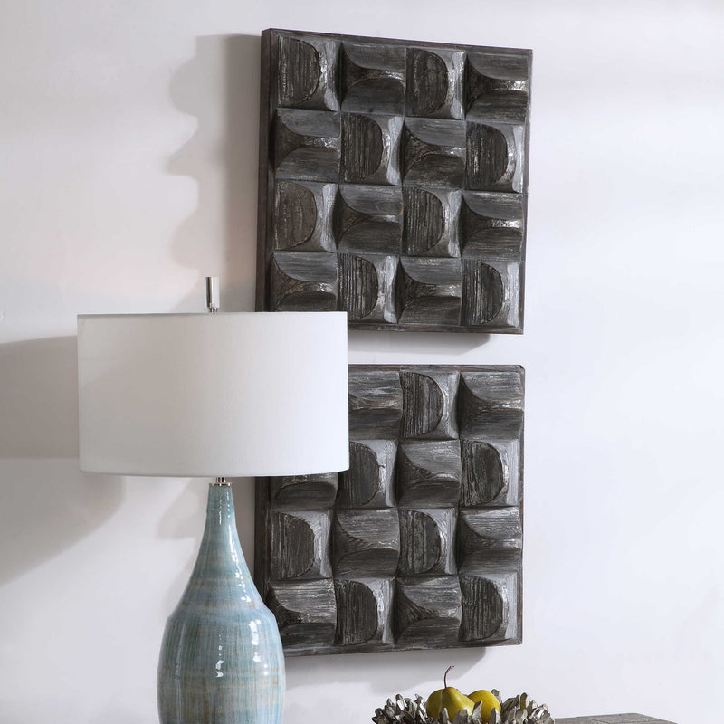 Rustic Abstract Wood Wall Panel
