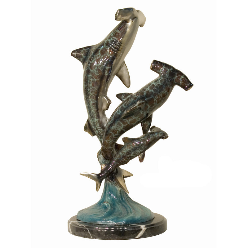 Hammerhead Shark Tabletop Sculpture