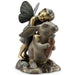 Happiness Garden Sculpture - Fairy and Rabbit by San Pacific International/SPI Home
