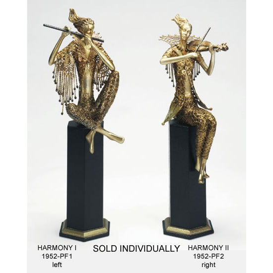 Harmony II Modern Violinist Sculpture by Artmax