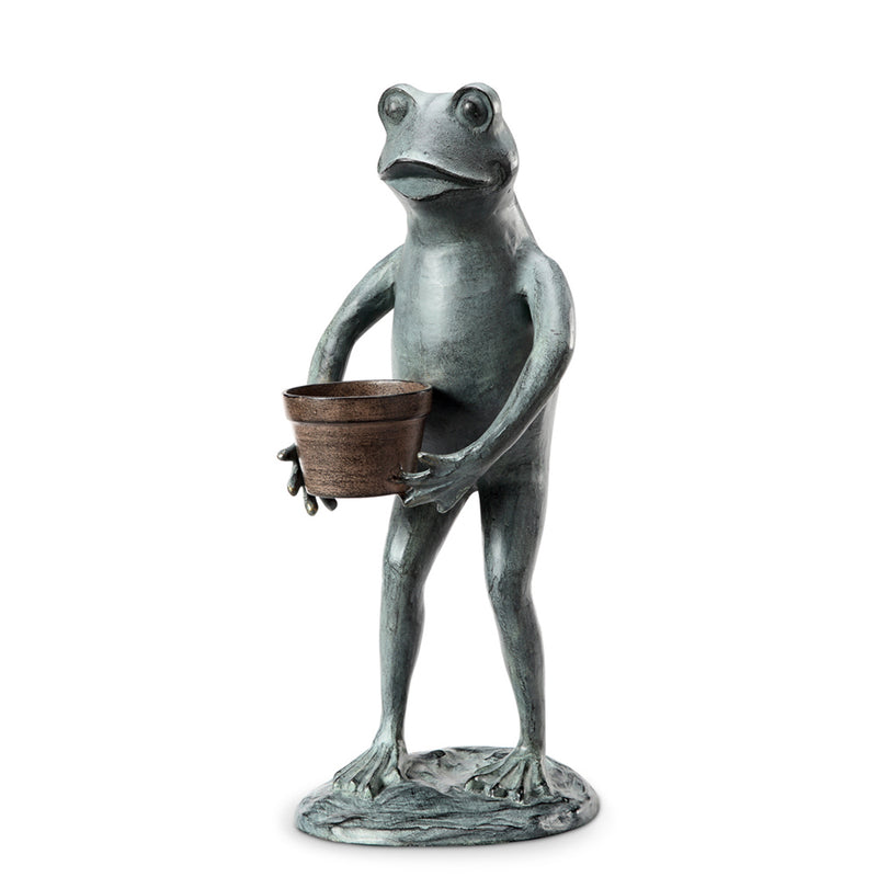 Helpful Garden Frog Sculpture by San Pacific International/SPI Home