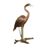 Bronze Heron Fountain