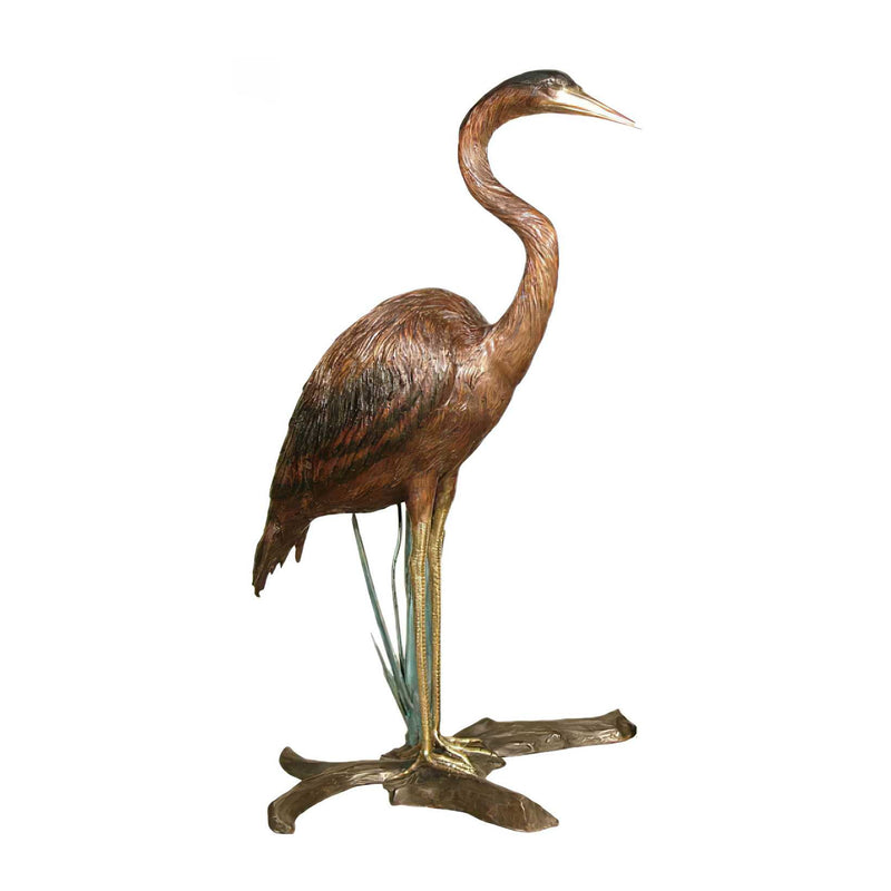 Bronze Heron Fountain