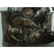 Horse Wall Fountain Detail