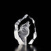 Howling Wolf Figurine- Crystal by Mats Jonasson