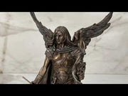 Archangel- St. Gabriel With Cross And Trumpet Statue Video