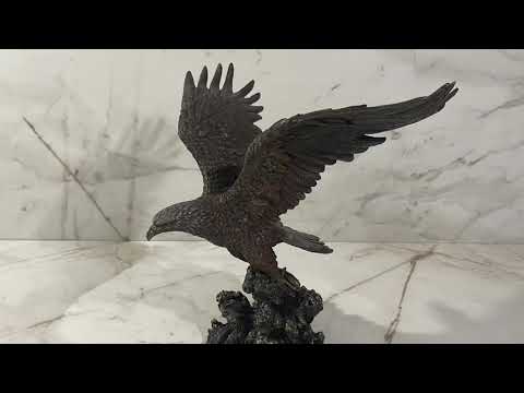 Bald Eagle Catching Fish Statue Youtube Video