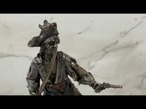 Pirate Captain Statue Video