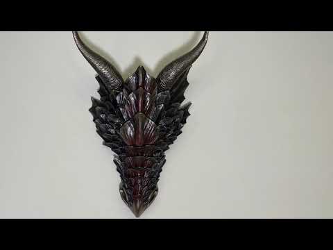 Dragon Mask Wall Plaque Video