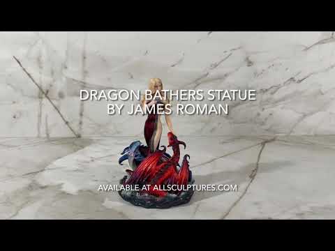 Dragon Bathers Statue by James Ryman Video