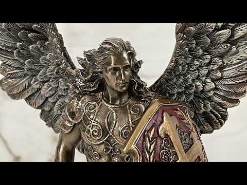 Archangel Saint Michael Statue Video