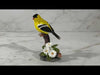 Goldfinch with Flowers Figurine Video