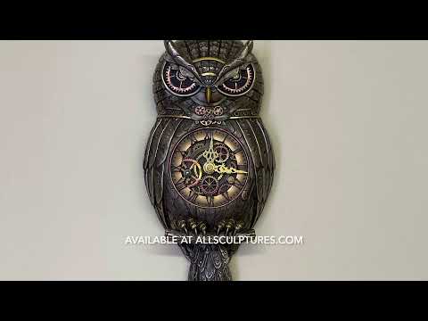Steampunk Owl Clock Video