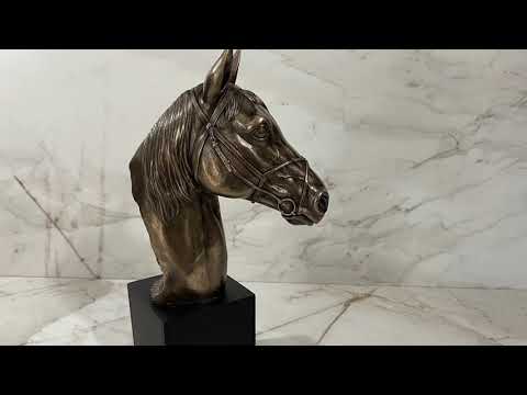 Horse Bust Award Sculpture Video