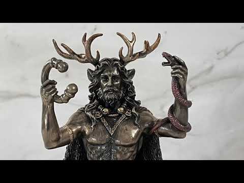 Celtic God Cernunnos Statue Video