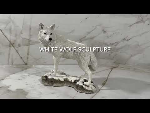 White Wolf Sculpture Video