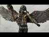 Crow Masked Winged Steampunk Warrior Statue Youtube Video