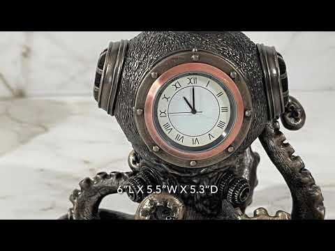 Steampunk Octopus Clock Video