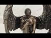 Male Nude Angel Sitting on Plinth Statue-Bronze Finish Youtube Video