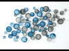 Art Glass Wall Discs Gray and Blue, Youtube Video