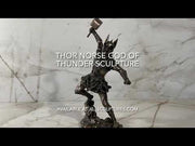 Thor, Norse God Of Thunder Sculpture Video
