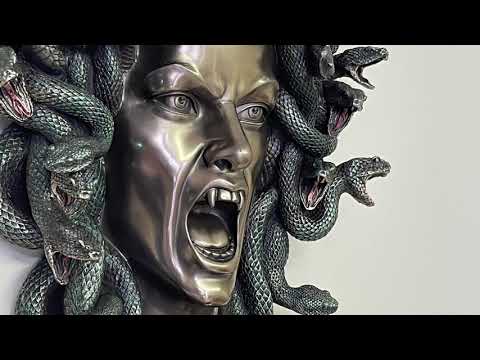 Head Of Medusa Wall Art Plaque Video