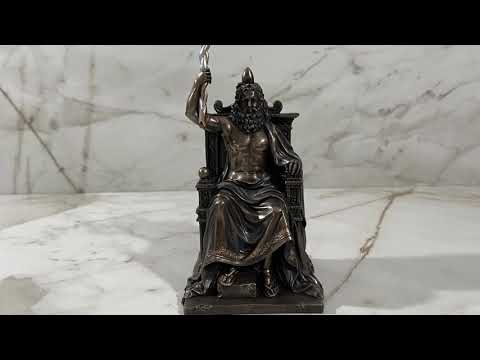 Zeus Holding Statue Video