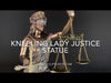 Kneeling Lady Justice Statue Video