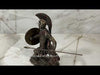 Achilles With Spear and Shield Statue Video