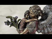 Guardian Angel Holding Child  Statue Video
