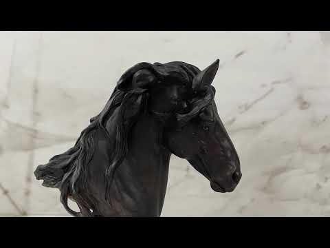 Equus Onyx- Friesian Horse Statue Youtube Video