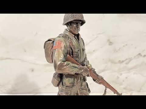 Honor And Courage - US Army Soldier Statue Video