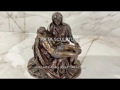 Pieta Sculpture (Michelangelo)- 10 5/8 Inch Youtube Video
