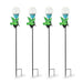 Hummingbird LED Light Garden Stakes, Set of 4 by San Pacific International/SPI Home
