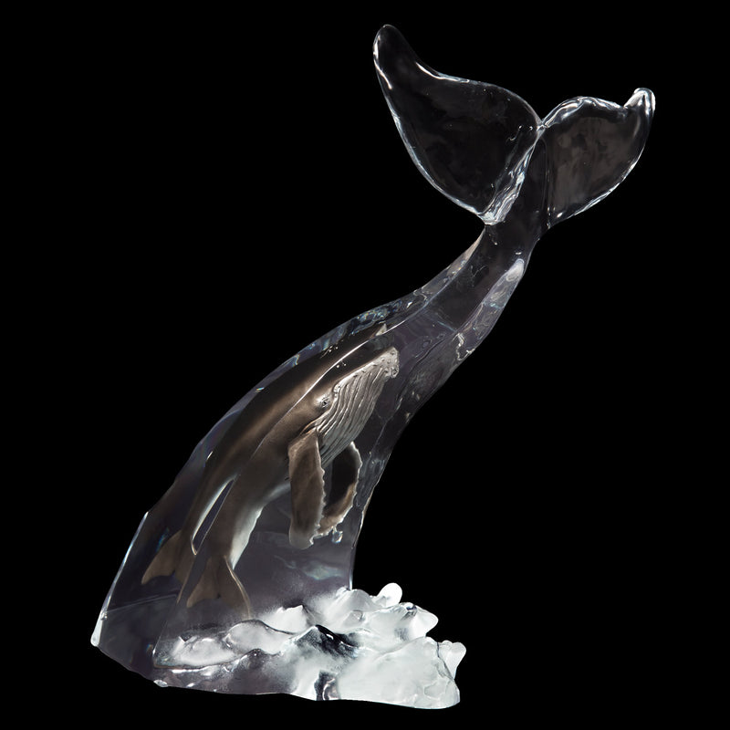 Humpback Calling Whale Sculpture by Kitty Cantrell