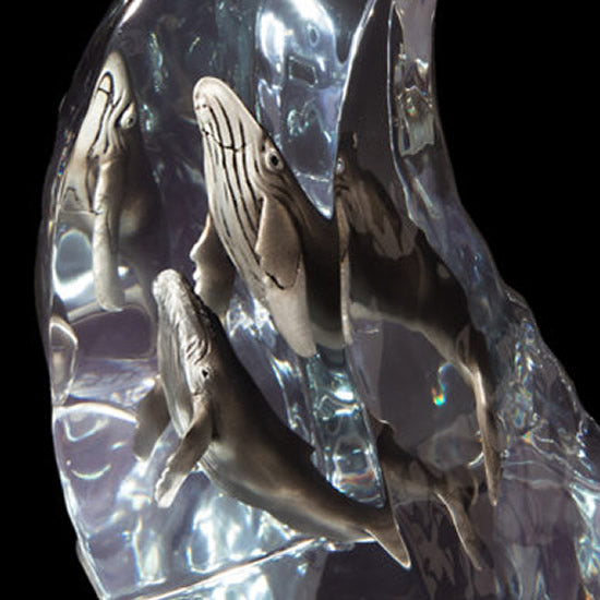 Humpback Dance Whale Sculpture by Kitty Cantrell