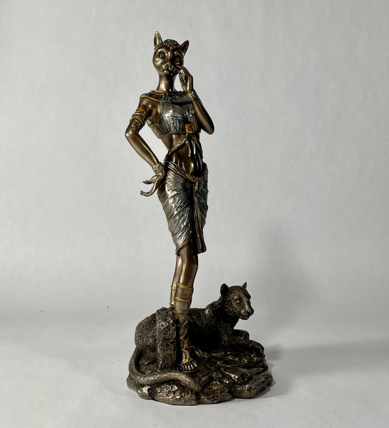 Bastet With Panther Statue