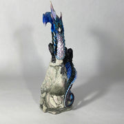 Sapphire Sentinel Dragon Statue-2