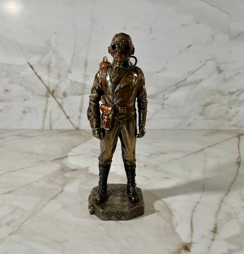 Steampunk Aeronaut Statue