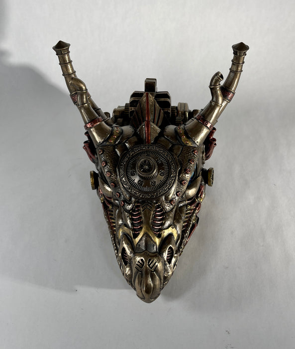 Steampunk Decorative Combination Safe Dragon Head Trinket Box