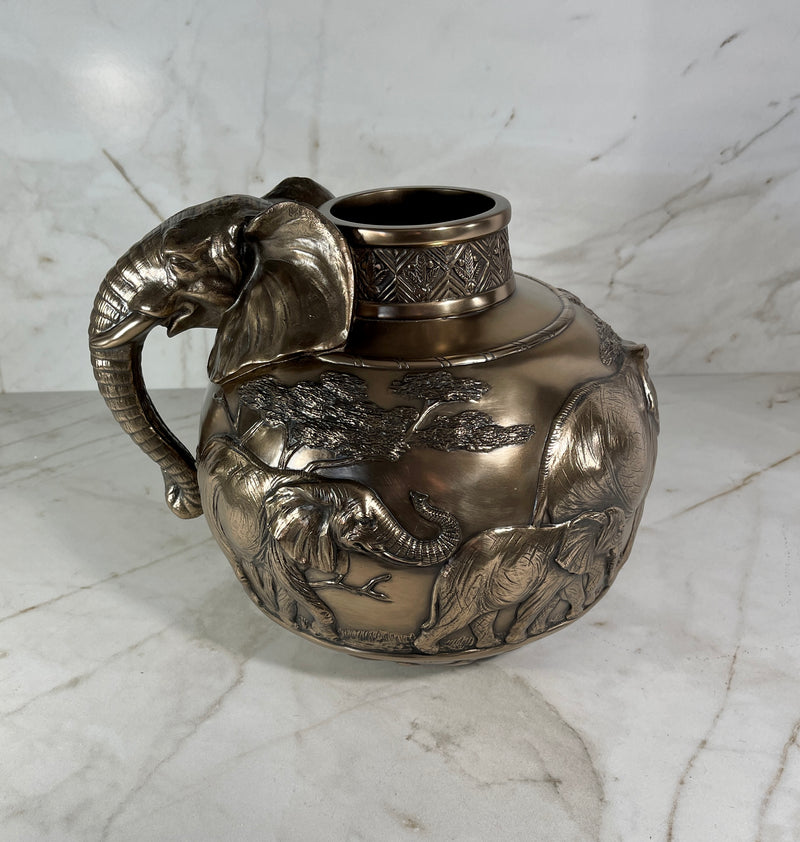 Safari Elephants Vase