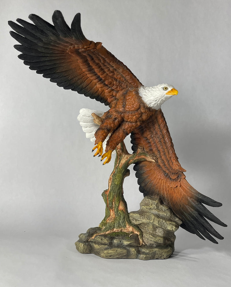 Flying Eagle Statue- Painted